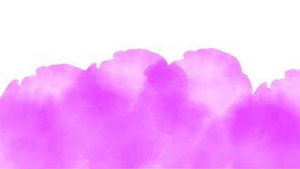 Purple watercolor background for your design, watercolor background concept, vector.