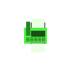 printer icon vector illustration logo template