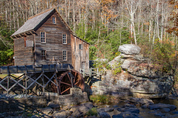 Glade Creek Grist Mill in Babcock State Park West Virginia