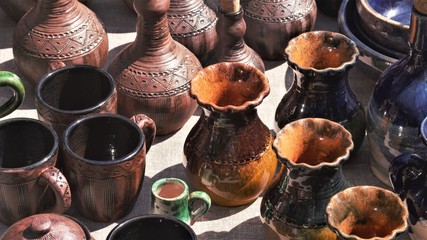 ceramic ware on the table