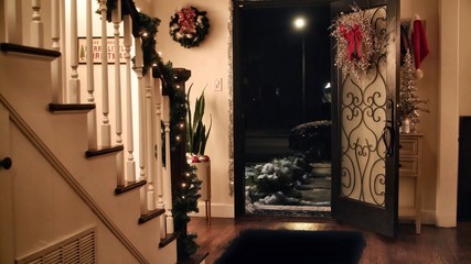 New Year, Santa and happiness are waiting in this house.