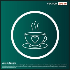 Love Tea icon for your project