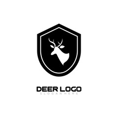 Vector illustration of a deer logo