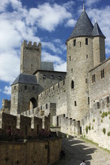 Fototapeta na wymiar Ciudad medieval de Carcasona (Francia)