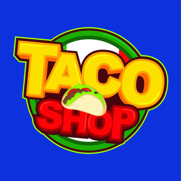 Vector logo design for Taco Shop