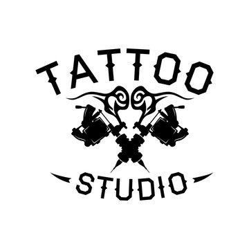 Vector logo for tattoo salon and Studio