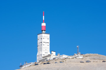 Mont Ventoux the big mountain of the provence in France