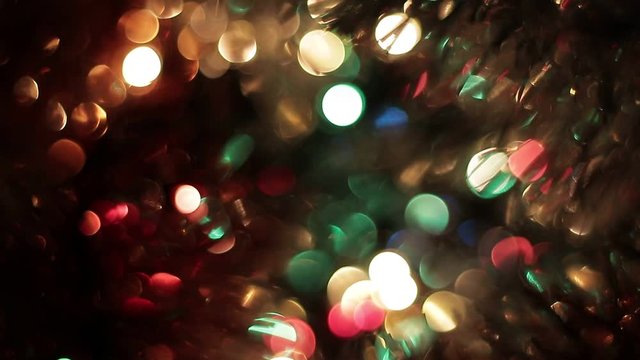 bright christmas lights background