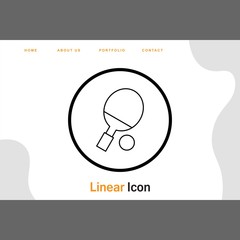  Table Tennis icon for your project