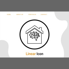 Obraz premium Home icon for your project