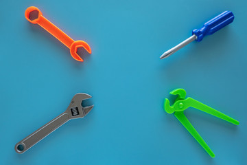 set of toy tools