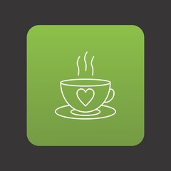 Love Tea icon for your project