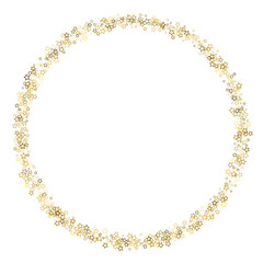 Glitter Stars. Luxury Confetti tiny Gold Christmas