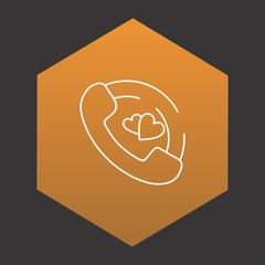 Love Phone icon for your project