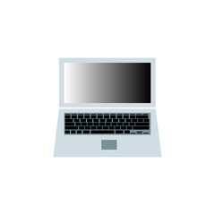 laptop vector, icon or symbol.