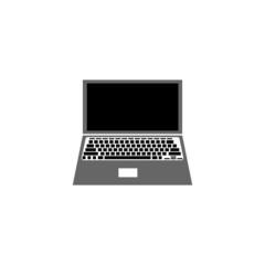 Fototapeta na wymiar laptop vector, icon or symbol.