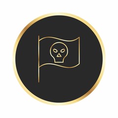 Pirate Flag icon for your project