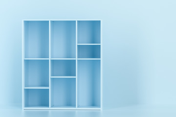 Fototapeta premium Empty cabinet in the empty new house, 3d rendering.