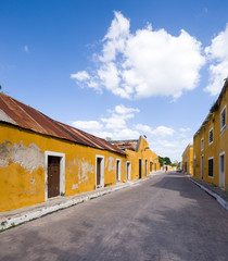 Fototapeta na wymiar Izamal, the Yellow colonial city of Yucatan, Mexico