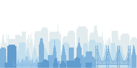 Fototapeta na wymiar City background. City Panorama. Skyscrapers Skyline vector