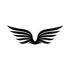 Falcon Wings Logo Template vector icon logo design app