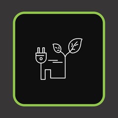 Plant plug icon for your project