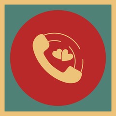 Love Phone icon for your project