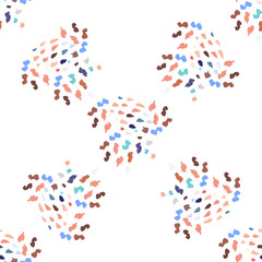 Hand drawn illustration with color texture ink hand background for decoration design. Hand drawn colorful paint ink texture. Decorative color art. Abstract ink blot.