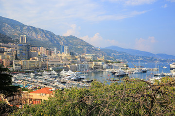 Fototapeta na wymiar Port Hercules in Monaco