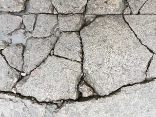 Old asphalt for wallpaper design. Vintage texture. Urban scene. Abstract gray background