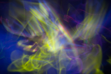 Fototapeta na wymiar Abstract colorful light paintings 