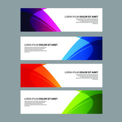 Vector Abstract design banner web template