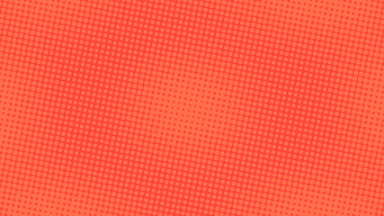 Fototapeta na wymiar Light red pop art background in vitange comic style with halftone dots, vector illustration template for your design