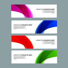 Vector Abstract design banner web template