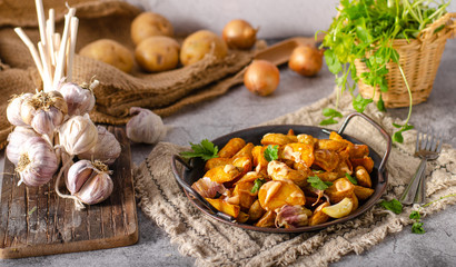 Garlic potato homemade