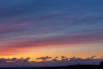 Naklejka na ściany i meble Sunsets in the Outer Hebrides