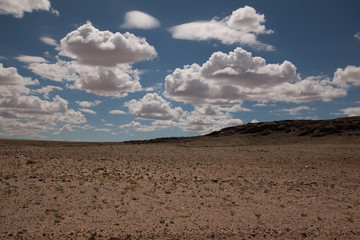 W&uuml;ste Namib-Naukluft mit Sch&auml;fchenwolken am Himmel 