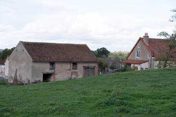 Fototapeta na wymiar Farm building in Burgundy, France
