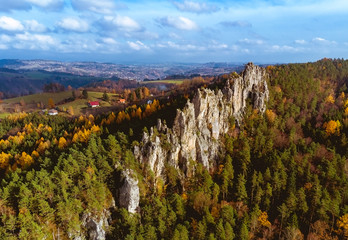Dry Rocks in the Bohemia Paradise. Czech Republic