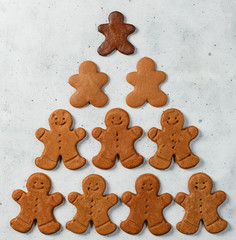 Collection of various gingerbread men
