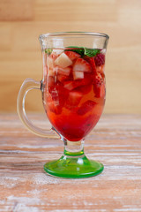 Italian red fruit sodas