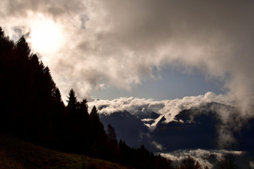 Obraz premium Autumn in Valtellina