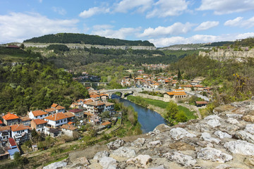 Fototapeta na wymiar Panorama of city of Veliko Tarnovo, Bulgaria