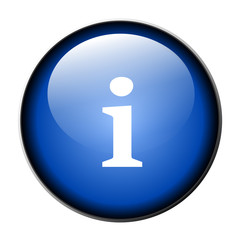 blue information button 