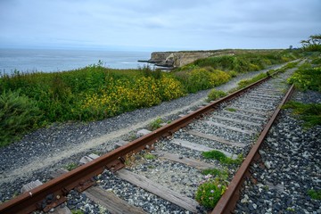 Coastal Railroad Track