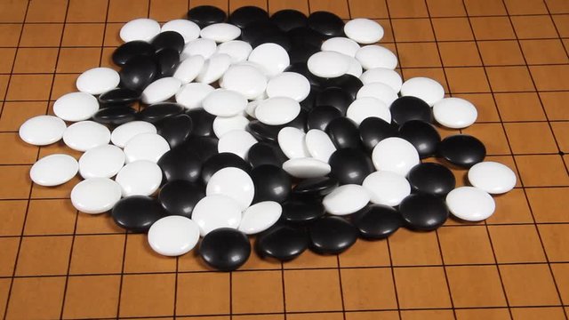碁盤と碁石