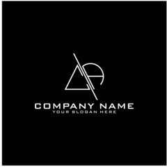 Letter CA logo icon design template elements