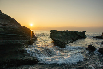 Sunrise from the rock
