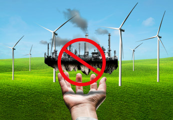 Ban of air pollution from conventional power industry causes problem to world environment such as...
