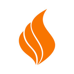 fire flame icon vector design symbol